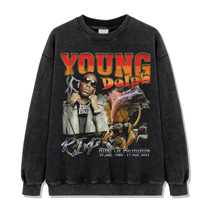 Young Dolph Sweatshirt Style001 T-Shirts, Hoodie | CoreVibeTees.com (Image 2)