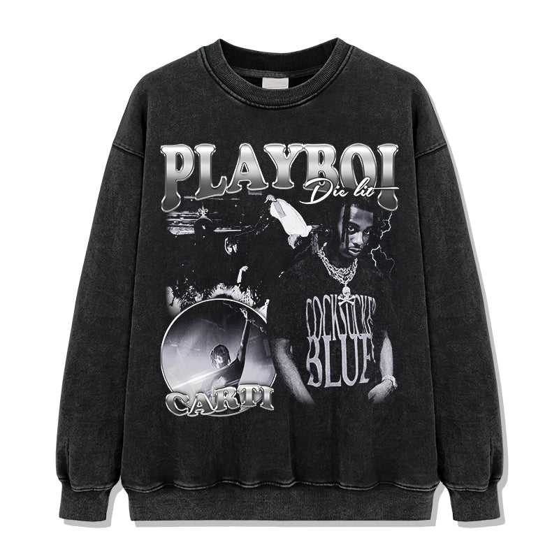 Playboi Carti Sweatshirt Style001 T-Shirts, Hoodie | CoreVibeTees.com (Image 2)