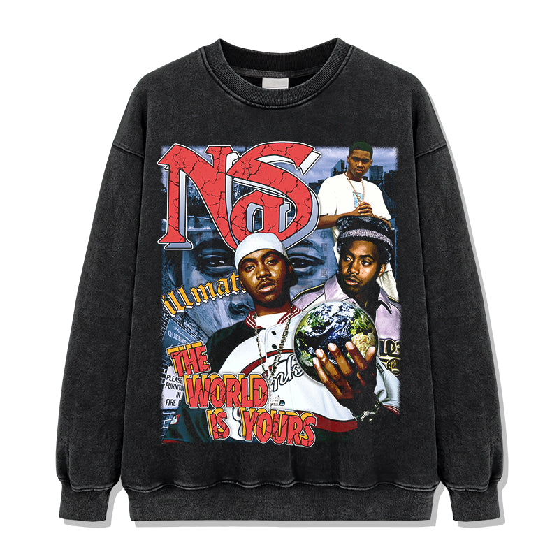 The World Is Yours By Nas Sweatshirt T-Shirts, Hoodie | CoreVibeTees.com (Image 2)