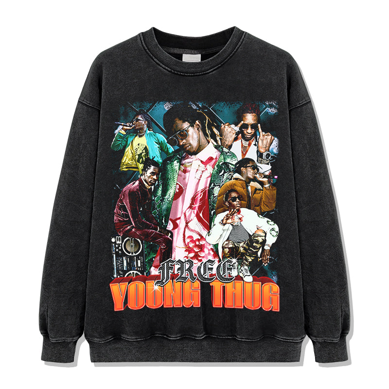 Young Thug Sweatshirt Style002 T-Shirts, Hoodie | CoreVibeTees.com (Image 2)