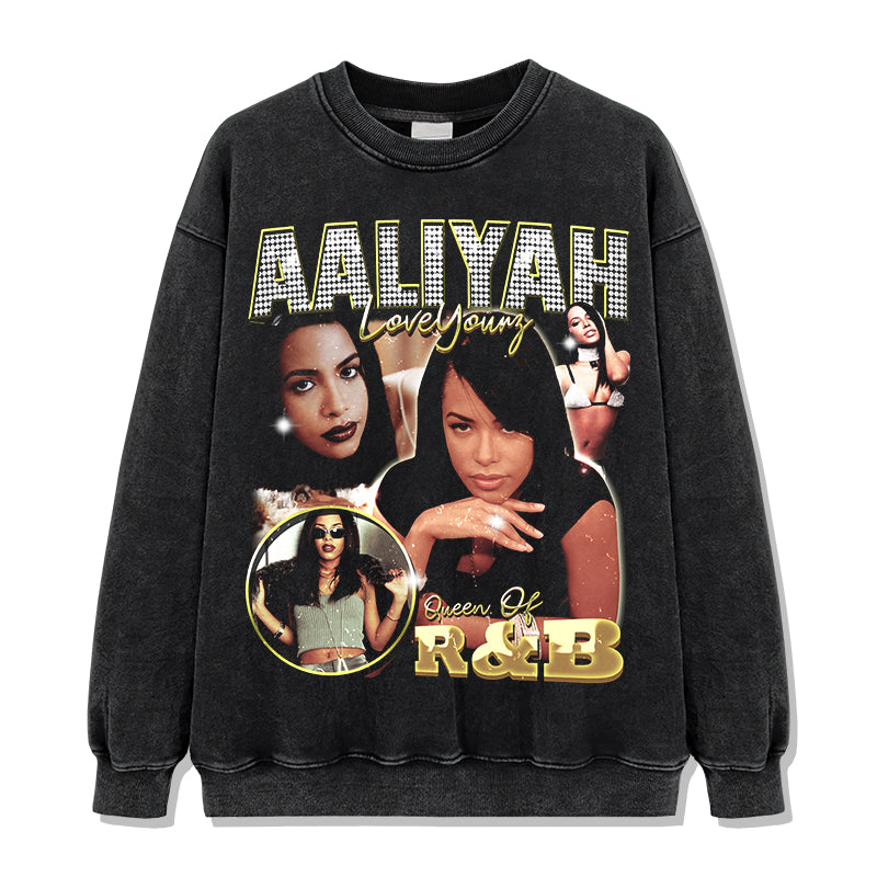Love Yours By Aaliyah Sweatshirt T-Shirts, Hoodie | CoreVibeTees.com (Image 2)