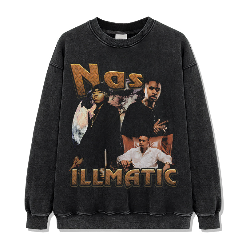 Illmatic By Nas Sweatshirt T-Shirts, Hoodie | CoreVibeTees.com (Image 2)