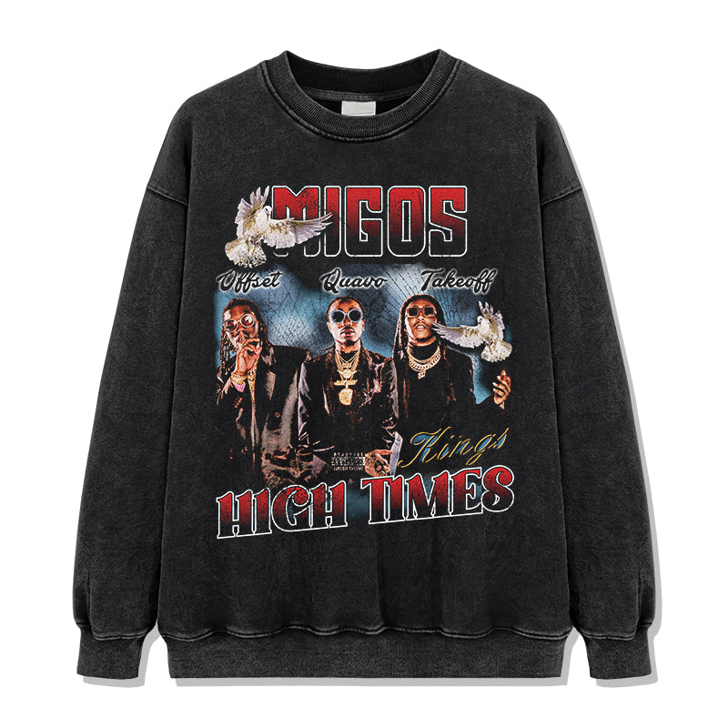 High Times By Migos Sweatshirt T-Shirts, Hoodie | CoreVibeTees.com (Image 2)