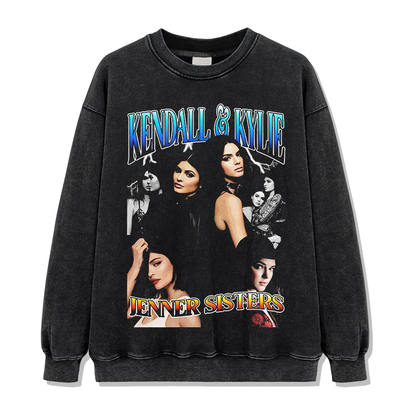 Jenner Sisters By Kendall Jenner Sweatshirt T-Shirts, Hoodie | CoreVibeTees.com (Image 2)