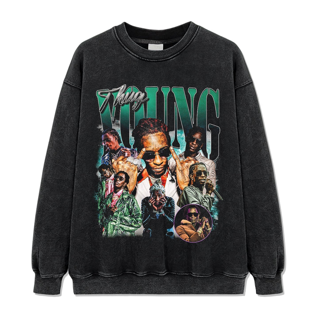 Young Thug Sweatshirt Style001 T-Shirts, Hoodie | CoreVibeTees.com (Image 2)