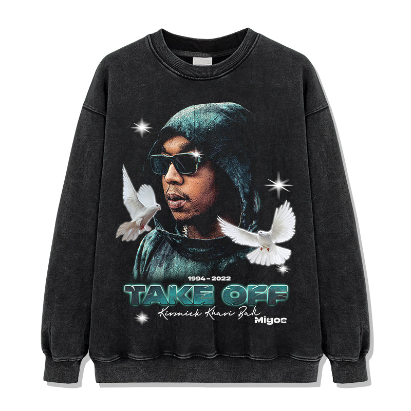 Takeoff Sweatshirt T-Shirts, Hoodie | CoreVibeTees.com (Image 2)