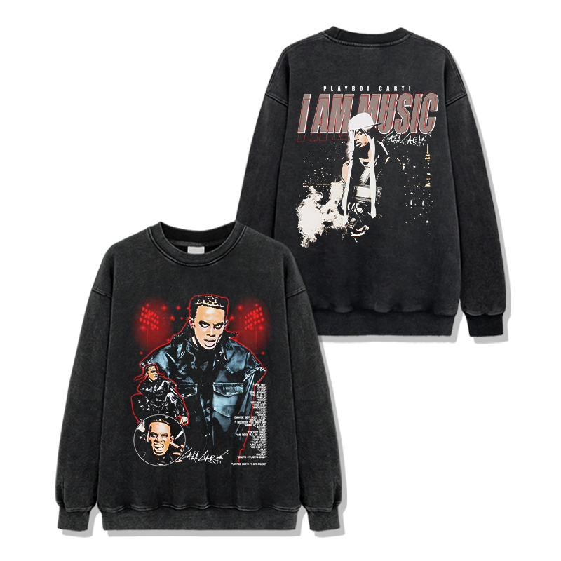 Playboi Carti "I Am Music" Sweatshirt Style006 T-Shirts, Hoodie | CoreVibeTees.com (Image 2)