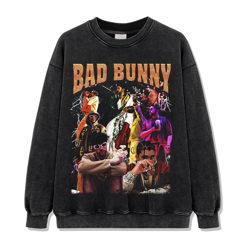 Bad Bunny Sweatshirt Style004 T-Shirts, Hoodie | CoreVibeTees.com (Image 2)