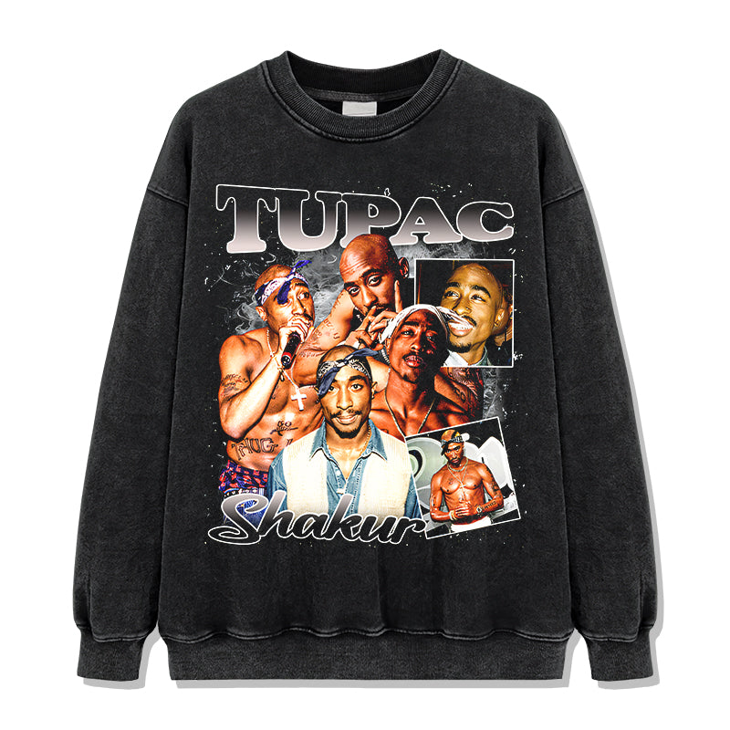 Tupac Shakur Sweatshirt Style010 T-Shirts, Hoodie | CoreVibeTees.com (Image 2)