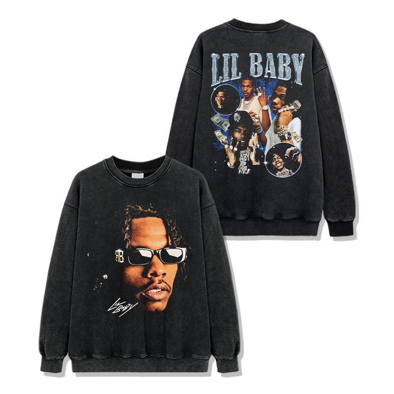 Lil Baby "signature" Sweatshirt T-Shirts, Hoodie | CoreVibeTees.com (Image 2)