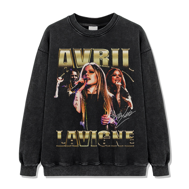 Avril Lavigne Sweatshirt T-Shirts, Hoodie | CoreVibeTees.com (Image 2)
