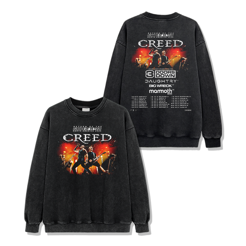 Creed "3 Doors Down" Sweatshirt T-Shirts, Hoodie | CoreVibeTees.com (Image 2)