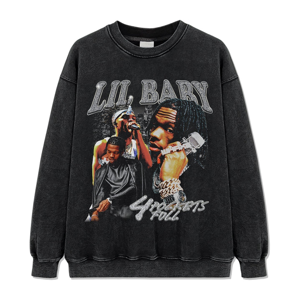 4 Pockets Full By Lil Baby Sweatshirt T-Shirts, Hoodie | CoreVibeTees.com (Image 2)