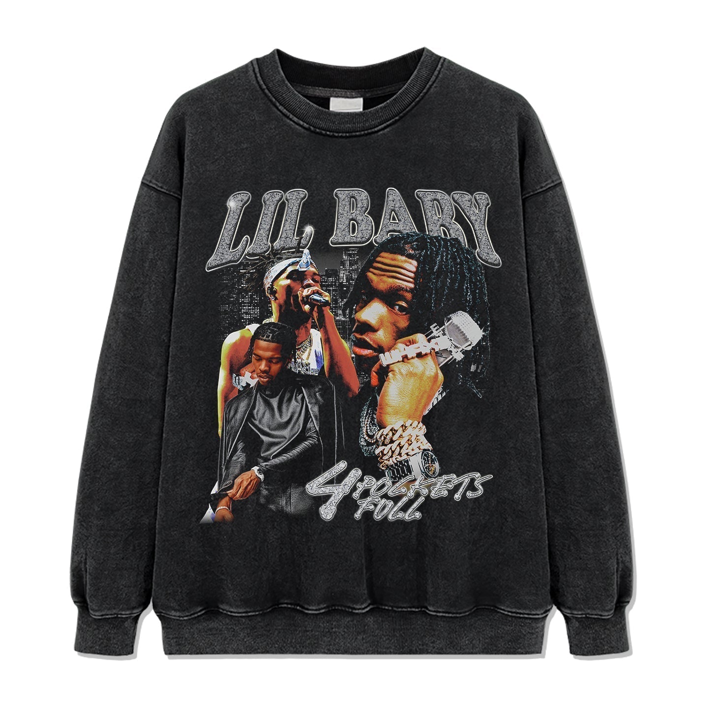 4 Pockets Full By Lil Baby Sweatshirt T-Shirts, Hoodie | CoreVibeTees.com (Image 2)