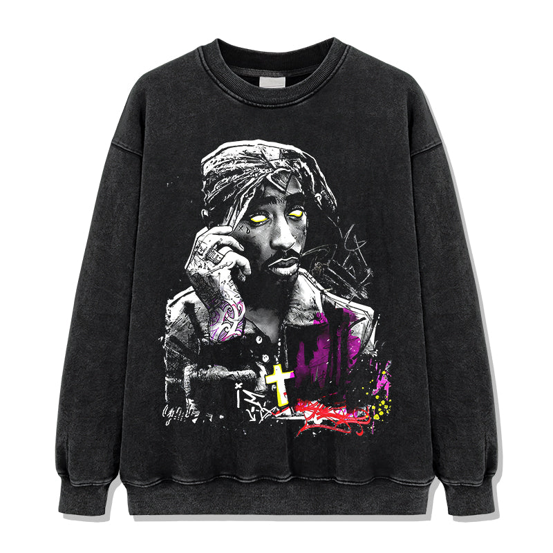 Tupac Shakur Signature Sweatshirt Style003 T-Shirts, Hoodie | CoreVibeTees.com (Image 2)
