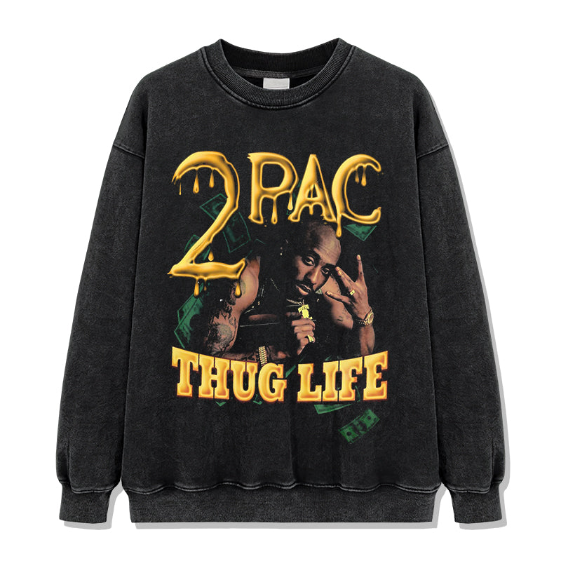 Thug Life By Tupac Shakur Sweatshirt T-Shirts, Hoodie | CoreVibeTees.com (Image 2)