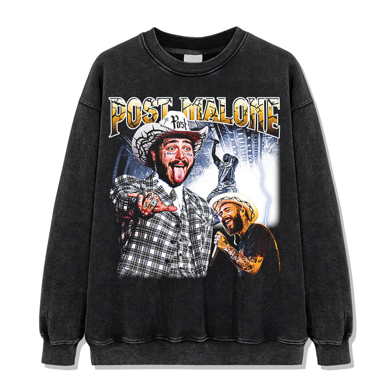 Post Malone Sweatshirt Style004 T-Shirts, Hoodie | CoreVibeTees.com (Image 2)