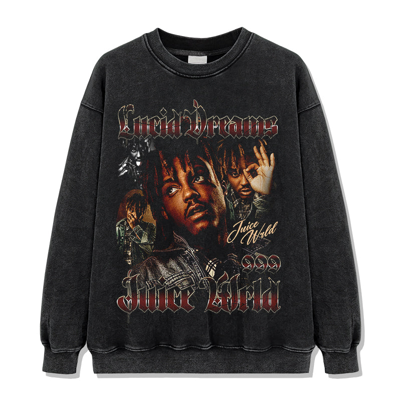Lucid Dreams By Juice Wrld Sweatshirt Style002 T-Shirts, Hoodie | CoreVibeTees.com (Image 2)