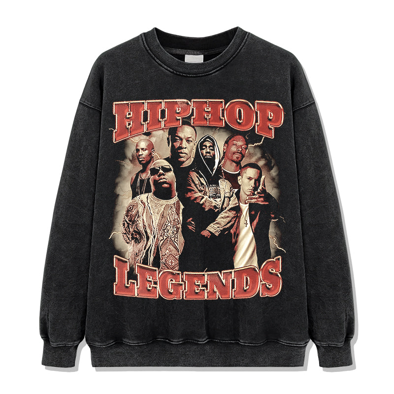Hip-hop Legends Sweatshirt T-Shirts, Hoodie | CoreVibeTees.com (Image 2)
