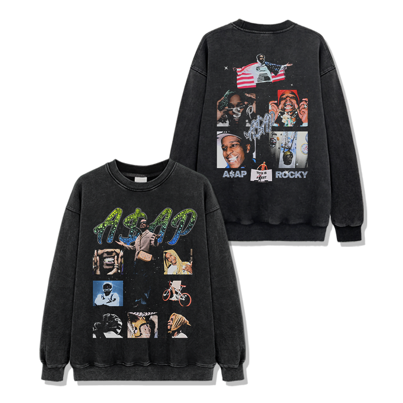 Asap Rocky Sweatshirt Style007 T-Shirts, Hoodie | CoreVibeTees.com (Image 2)