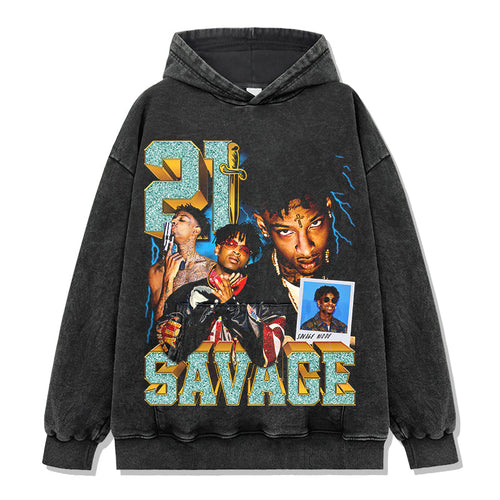 21 Savage Hoodie Style003 T-Shirts, Sweatshirt | CoreVibeTees.com (Image 2)