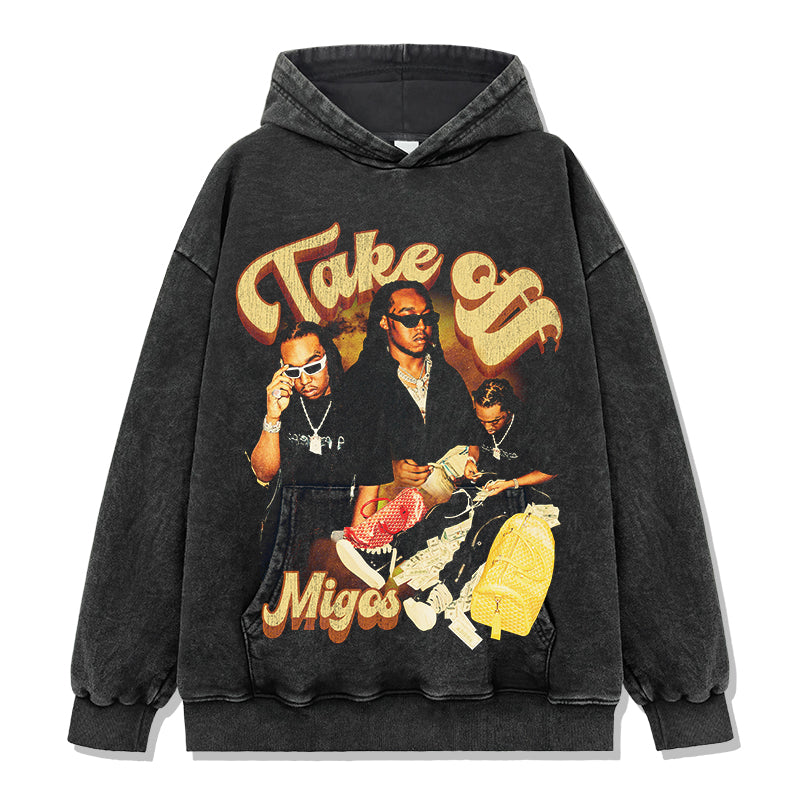 Migos By Takeoff Hoodie T-Shirts, Sweatshirt | CoreVibeTees.com (Image 2)