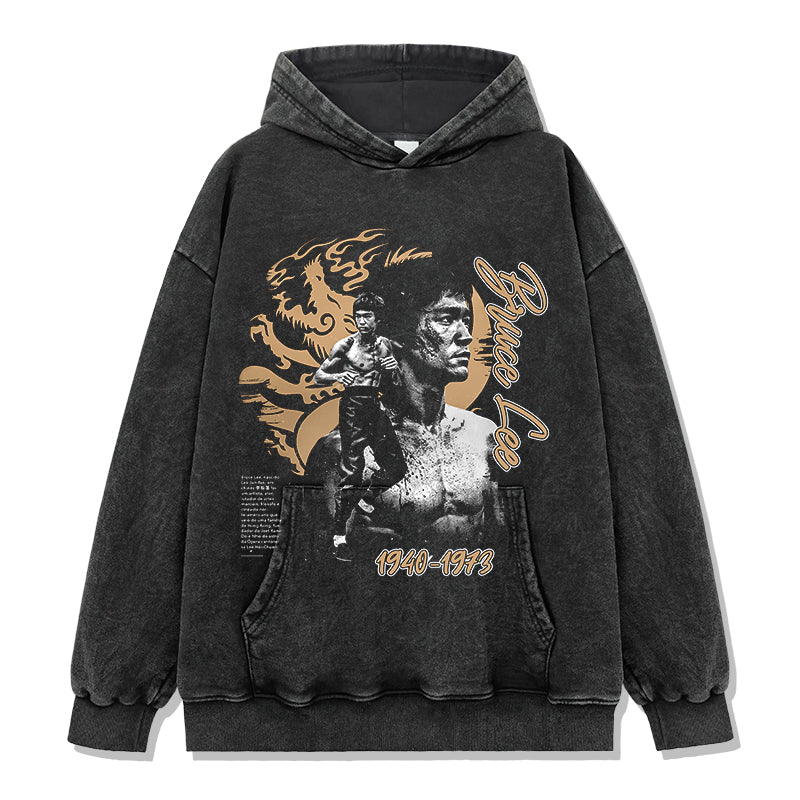 Bruce Lee Hoodie T-Shirts, Sweatshirt | CoreVibeTees.com (Image 2)
