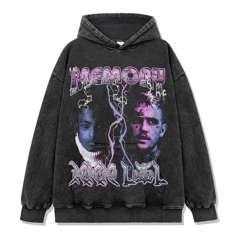 Memory By Xxxtentacion & Lil Peep Hoodie T-Shirts, Sweatshirt | CoreVibeTees.com (Image 2)