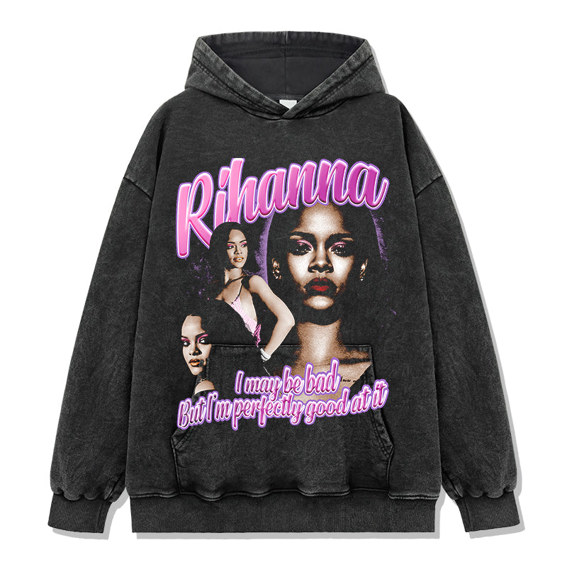 I may be bad but I'm perfectly good at it By Rihanna Hoodie T-Shirts, Sweatshirt | CoreVibeTees.com (Image 2)