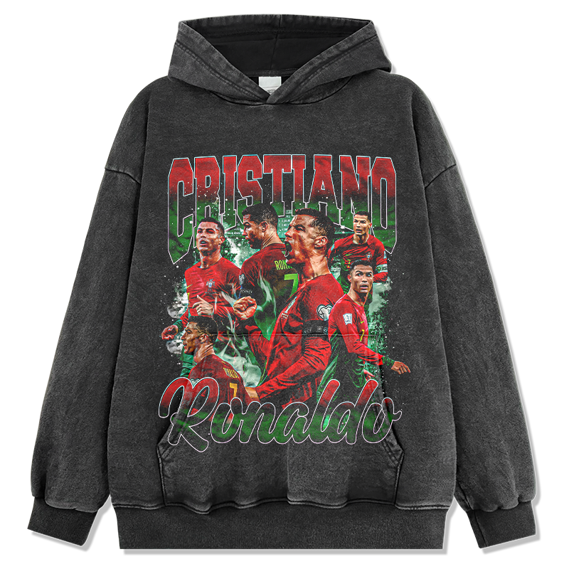 Cristiano Ronaldo Hoodie Style003 T-Shirts, Sweatshirt | CoreVibeTees.com (Image 2)