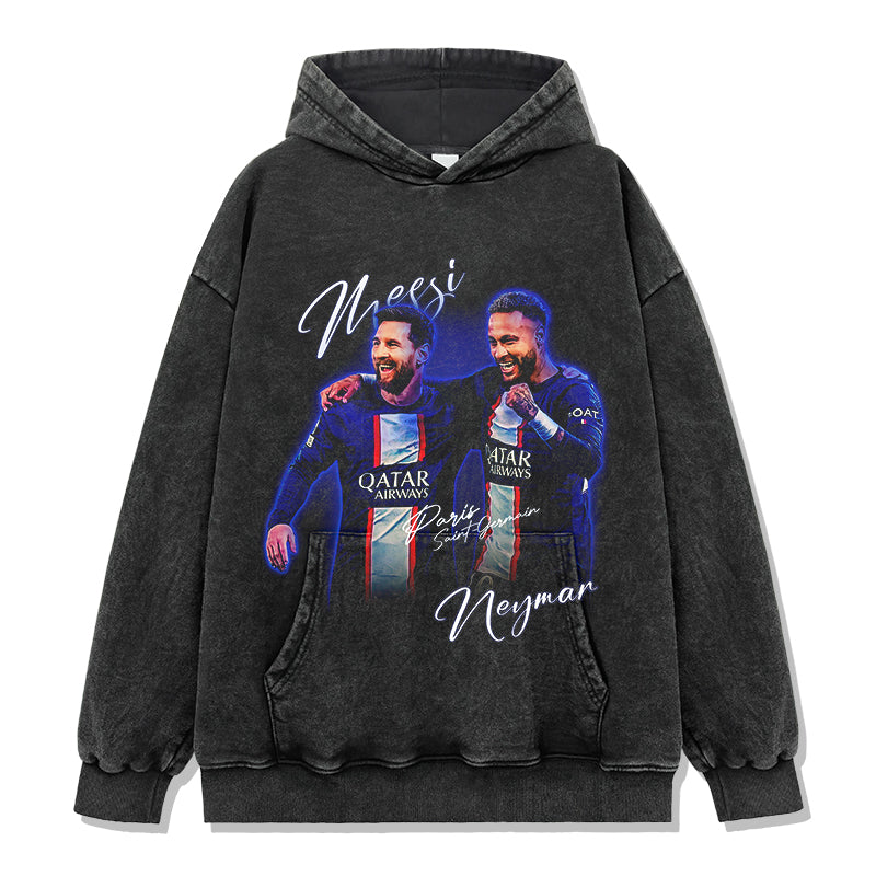 Messi, Neymar "Paris Saint-Germain" Hoodie T-Shirts, Sweatshirt | CoreVibeTees.com (Image 2)