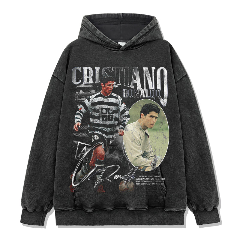 Cristiano Ronaldo "Signature" Hoodie Style002 T-Shirts, Sweatshirt | CoreVibeTees.com (Image 2)