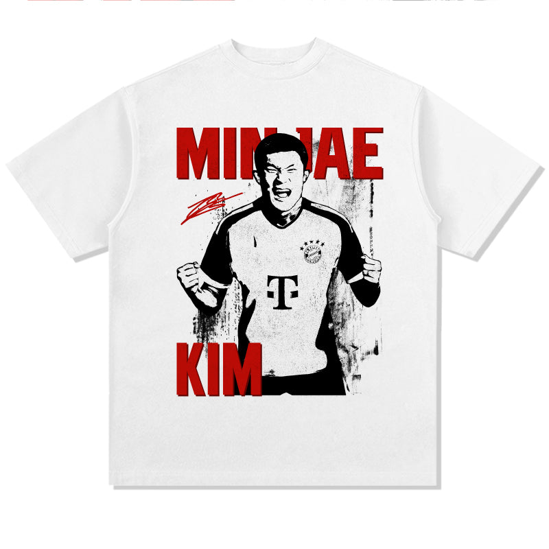 Kim Min-jae "Signature" Tee Hoodie, Sweatshirt | CoreVibeTees.com (Image 1)