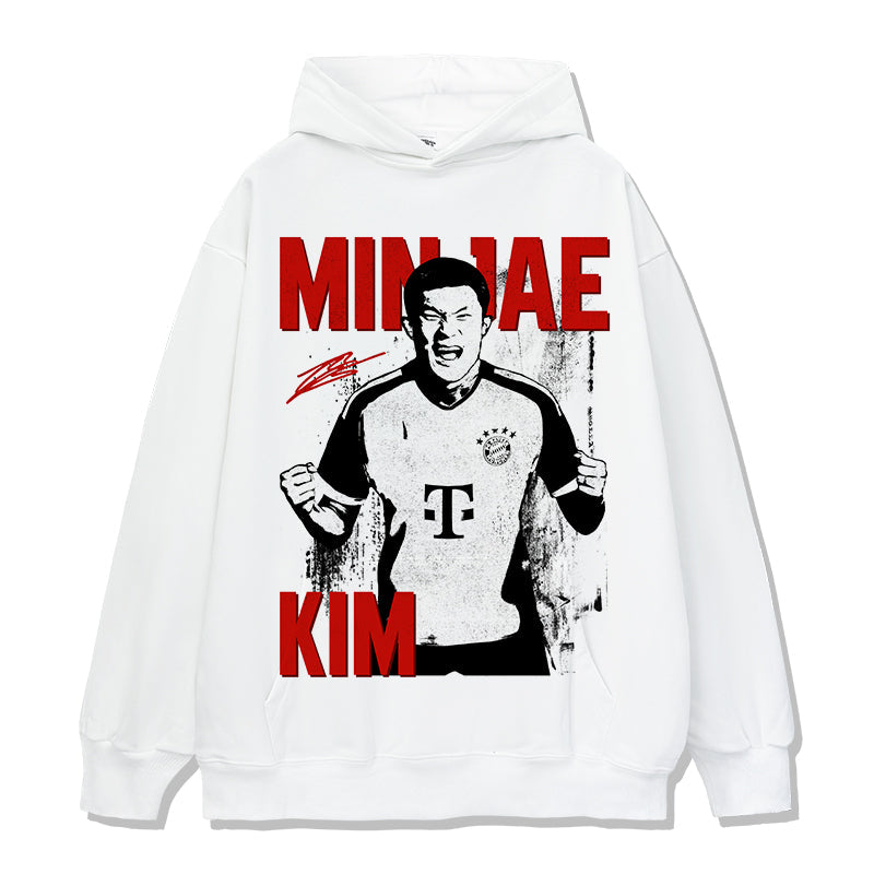 Kim Min-jae "Signature" Hoodie T-Shirts, Sweatshirt | CoreVibeTees.com (Image 1)