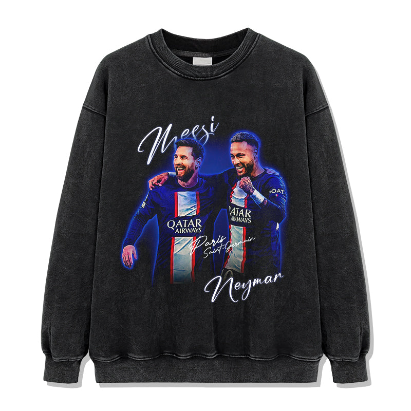 Messi, Neymar "Paris Saint-Germain" Sweatshirt T-Shirts, Hoodie | CoreVibeTees.com (Image 2)
