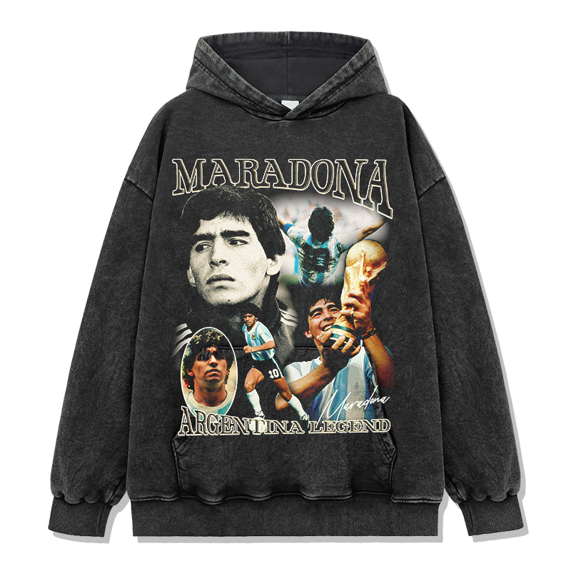 Diego Maradona â€œSignatureâ€ Hoodie Style001 T-Shirts, Sweatshirt | CoreVibeTees.com (Image 2)