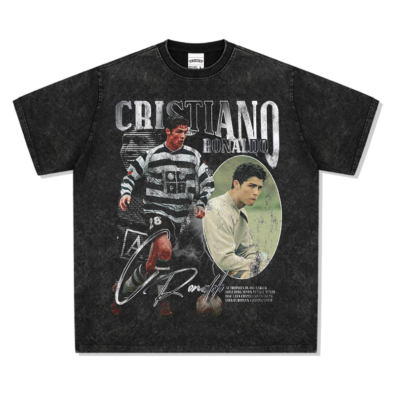 Cristiano Ronaldo "Signature" Tee Style001 Hoodie, Sweatshirt | CoreVibeTees.com (Image 3)