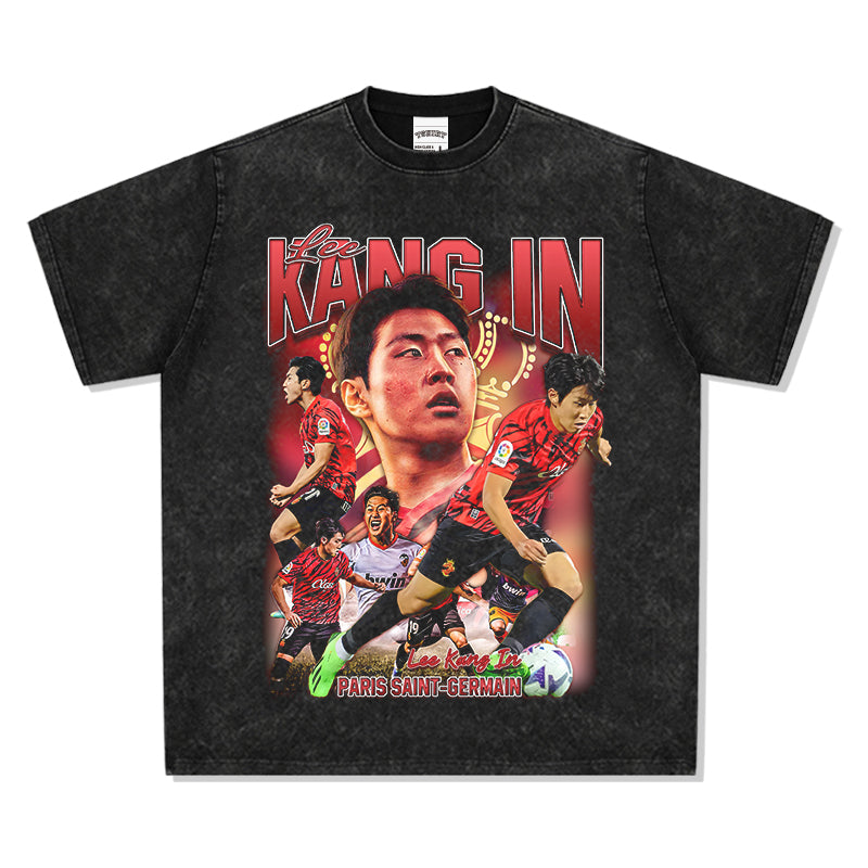 Lee Kang-in "Paris Saint-Germain" Tee Hoodie, Sweatshirt | CoreVibeTees.com (Image 3)