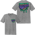 BatWrapz "Waffle" Adult Tee - Heather Gray Hoodie, Sweatshirt | CoreVibeTees.com (Image 1)