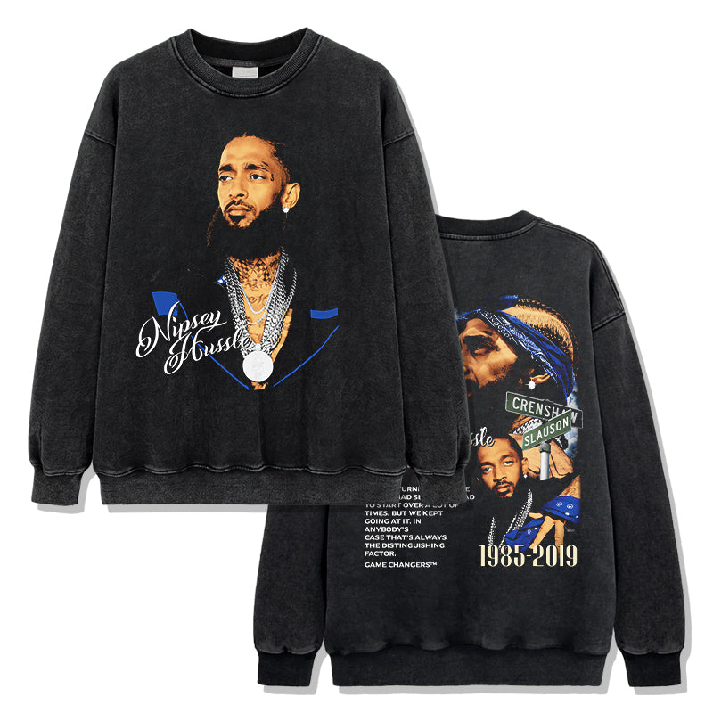 Nipsey Hussle Sweatshirt T-Shirts, Hoodie | CoreVibeTees.com (Image 2)