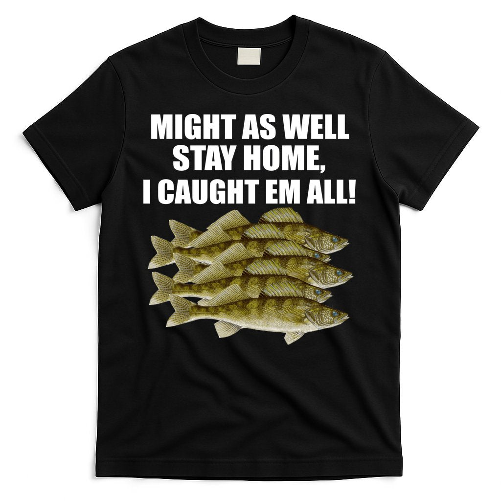 Walleye Caught Em All T-Shirt Hoodie, Sweatshirt | CoreVibeTees.com