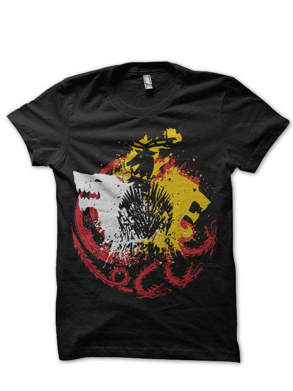 War Of Houses Black T-Shirt Hoodie, Sweatshirt | CoreVibeTees.com
