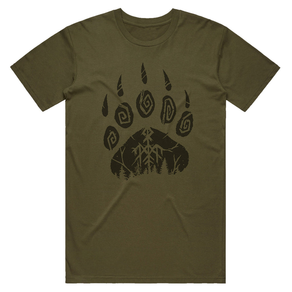 Bear Paw T-Shirt (Army Green) Hoodie, Sweatshirt | CoreVibeTees.com