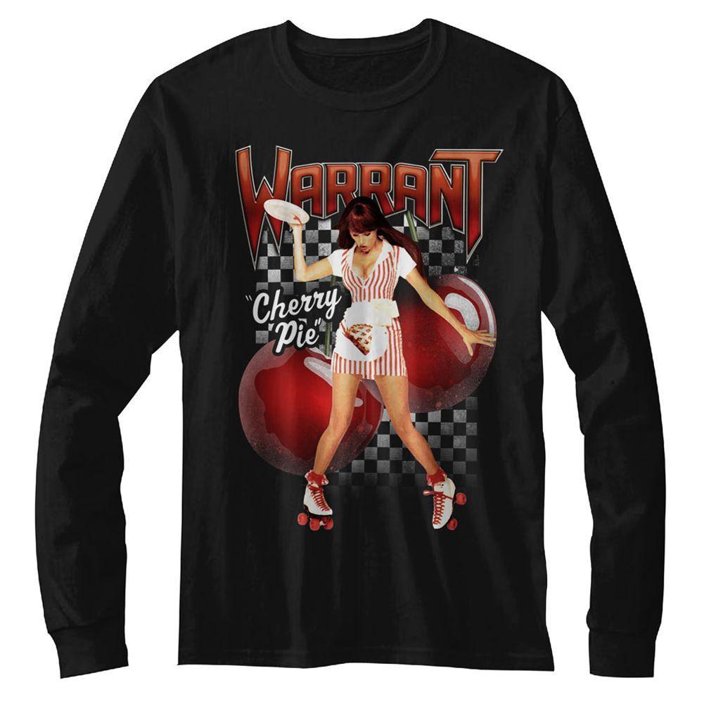 Warrant Cherry Pie Long Sleeve Boyfriend Tee Hoodie, Sweatshirt | CoreVibeTees.com (Image 2)