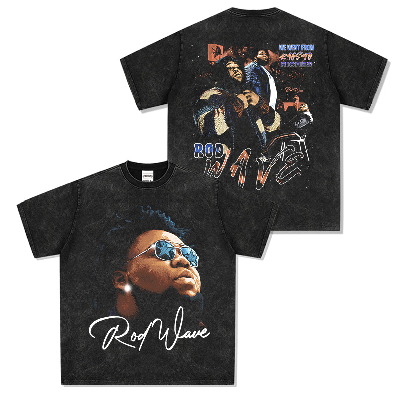 We Went From Rags Riches By Rod Wave Signature Tee Hoodie, Sweatshirt | CoreVibeTees.com (Image 3)