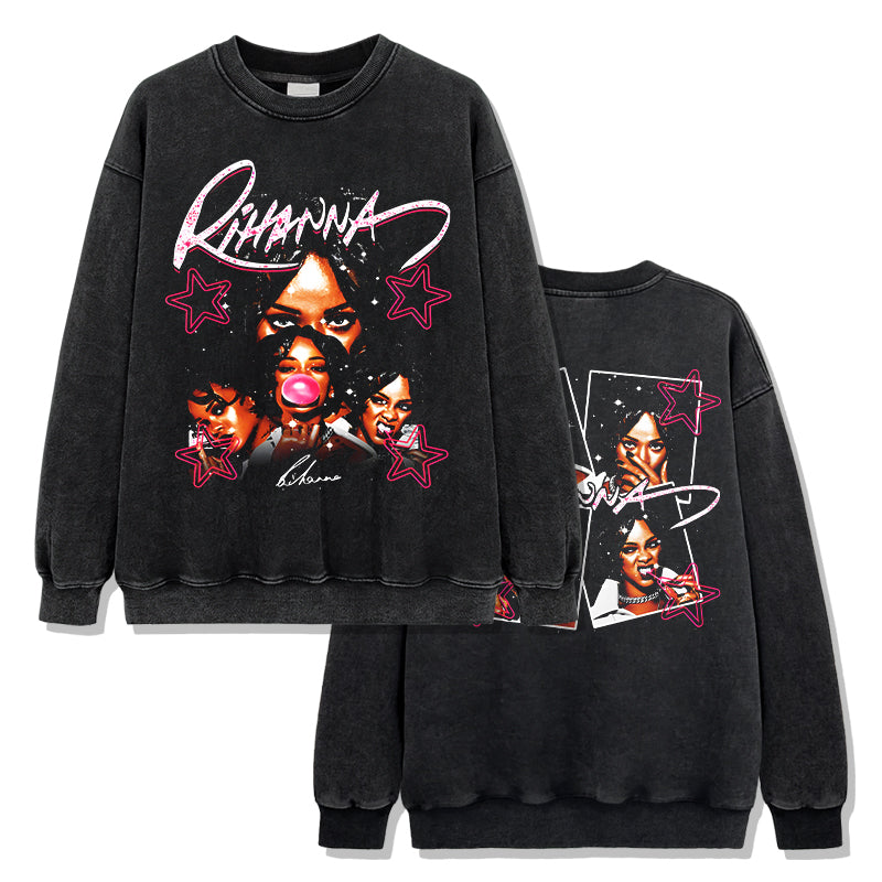 Rihanna Signature Sweatshirt T-Shirts, Hoodie | CoreVibeTees.com (Image 2)