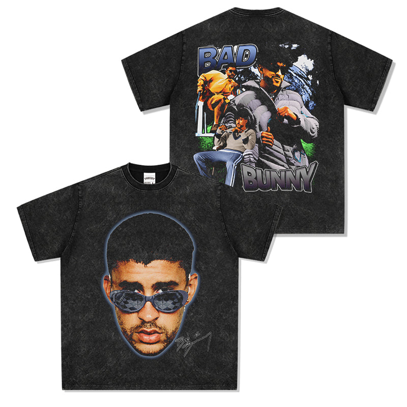 Bad Bunny Signature Tee Hoodie, Sweatshirt | CoreVibeTees.com (Image 1)