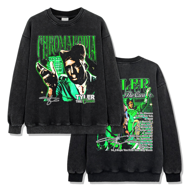 Chromakopia â€œIYGLâ€ Sweatshirt T-Shirts, Hoodie | CoreVibeTees.com (Image 2)