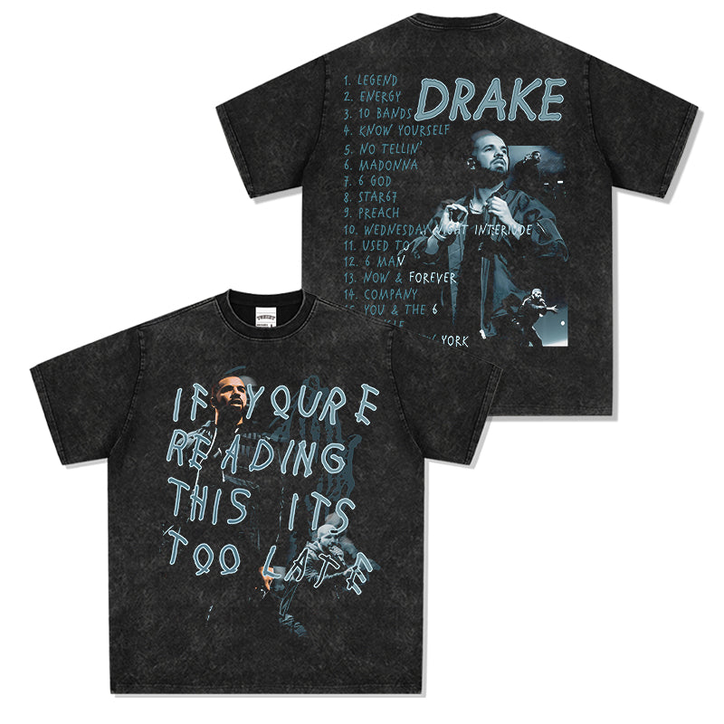If you're reading this its too late By Drake Tee Hoodie, Sweatshirt | CoreVibeTees.com (Image 3)