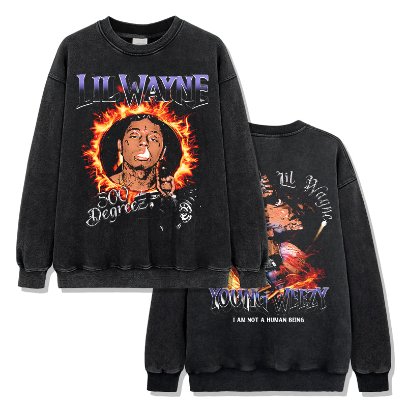 500 Degreez By Lil Wayne Sweatshirt T-Shirts, Hoodie | CoreVibeTees.com (Image 2)